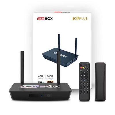Digibox 2.4G 5.8G Android TV 4K συσκευή ροής Υποστηρίζει WiFi 6 Παρακολουθήστε δωρεάν ζωντανή τηλεόραση