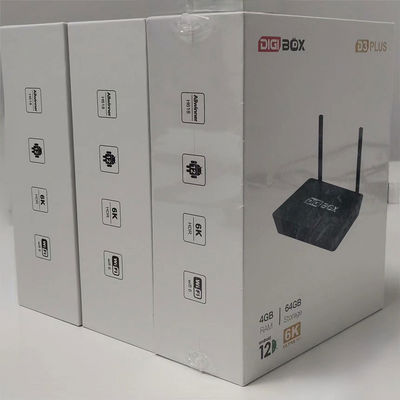 Τοπικά κανάλια Streaming Services 64GB TV Box Bluetooth Cortex A53