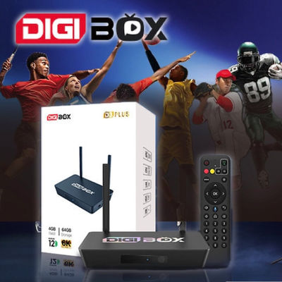 Digibox TV Streaming Media Player HD αναπαραγωγή 1080P Android 12.0 Bluetooth