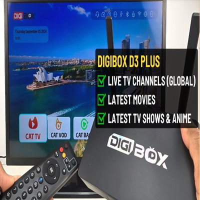 1080p Ανάλυση Διαδίκτυο συσκευές Android 12 Digibox για τηλεόραση