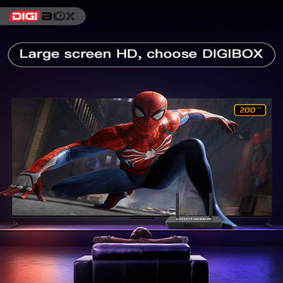 Digibox Android 12 Smart TV Voice Control 4 θύρες USB Dolby 2.1 ήχος